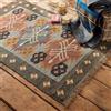 Ripaz Vogue - Tappeto Kilim di lana juta, rettangolare, resistente, realizzato a mano, per arredamento moderno per la casa, soggiorno, camera da letto, 210 x 270 cm