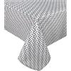 Tex family TOVAGLIA antimacchia RESINATA TORINO idrorepellente (Cm. 140x140 x4 persone, Fashion Grigio)