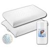 Michelangelo HomeRelax Michelangelo - Cuscino in Memory Foam ALTO 15cm, DISPOSITIVO MEDICO, per dolore cervicale e braccio, Anatomico, Anallergico, Traspirante, Antirussamento,federa lavabile - Made in Italy