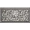 By Suardi Tappeto Suardi Passatoia Cucina Bagno Modello WALL mis. 55x280cm Made in Italy (Grigio)