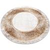 rugsx Tappeto lavabile MIRO 51236.807 Marmo, greco antiscivolo - beige/oro cerchio 200 cm