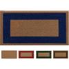SERDECO DECORACION. Zerbino in cocco naturale. Premium con bordo antiscivolo per interni ed esterni. (Blu, 40 x 70 cm. 17 mm)