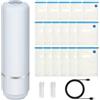 Generic Sigillatrice sottovuoto per componenti elettronici ABS PP | Macchina sigillatrice con 15 sacchetti sottovuoto riutilizzabili | Strumento di sigillatura per la conservazione degli alimenti, cucina, uso