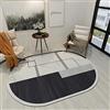N\W NW Tappeto Grande,Semplicità Moderna Per La Casa,Ovale Irregolare,Tappeto Per Soggiorno,Tappeti Per Camera Da Letto,Tappeti Per Area,Tappeto Lavabile,Antiscivolo,Tappeti Piccoli 80 * 160CM
