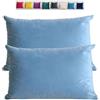 adadvo Federe Cuscini Copricuscini in Velluto per Divano Federe Cuscini per Camera da Letto Decorativi Fodere per Cuscino Divano Letto Set 2 Copricuscino Decorazione Federe per Divano letto(Light Blue,70x90