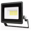 HOFTRONIC Stratos Faretto LED 20W - 1620 Lumen - 6500K Bianco Freddo - IP65 Impermeabile - Lampada da esterno per vialetto, garage, terrazza, officina e cortile