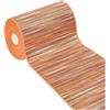 emmevi Tappeto Cucina Bordato Assorbente Tessitura Piatta Multiuso Bagno Camera Stile Bamboo 52X190 ARANCIONE
