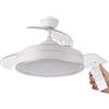 Generico UNIVERSO VENTILATORE DA SOFFITTO 30W CON LAMPADA LED 40W 3IN1 CHANGING COLOR E TELECOMANDO