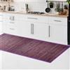 CosìCasa Tappeto Bamboo Cucina Antiscivolo | Passatoia Cucina Idrorepellente, Facile da Pulire e Realizzata con Materiali Sostenibili | Tappeto Bambu Tinta Unita (Viola, 50 x 120 cm)