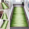 LUMIPAP Tappeto a passatoia per cucina e corridoio, antiscivolo, lavabile, per corridoio, lavanderia, 50 x 240 cm, colore: verde chiaro