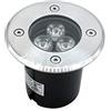 LineteckLED -57-FS-3B-3x1W- Faretto Segnapasso Led 3x1W Calpestabile da Incasso Rotondo Luce Naturale