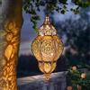 AIINY Lanterna solare da appendere, decorazione per esterni, luci solari marocchine per decorazioni da giardino, lanterne solari impermeabili, regali da giardino per mamma, donne, patio, ornamento da