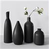 Beinhome Vasi in Ceramica 4PCS Altezza 22+19+17+11cm, Vasi di Fiori Decorazione moderna della casa, Vaso di Ceramica per Fiori tavolo libreria camino soggiorno camera da letto ufficio matrimonio regalo