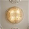 Generico Plafoniera da soffitto classica in vetro rotonda decorata marmo camera da letto, sala da pranzo, cucina, bagno, ingresso D 40 cm