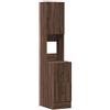 vidaXL Mobile da Cucina Rovere Marrone 35x50x180 cm Legno Multistrato