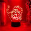 KJsdaADSA 3D Illusion Lamp Led Night Light Night Assassination Classroom Korosensei Child Figure For Bedroom Decor Anime Gift For Kid Lampada da tavolo 7 colori