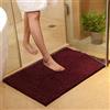 ele ELEOPTION Soft Shag Tappetino da Bagno Tappeto Cucina Porta Piedi Zerbino Striscia Antiscivolo Zerbino Assorbente Tappetini da Bagno Doccia Shaggy Carpet - 60 x 90 cm, Purple Blood