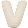 Generic Cuscino decorativo morbido a forma di lettera iniziale dalla A alla Z, cuscino decorativo per divano, camera da letto, soggiorno (15 x 11 x 3,9 cm, microfibra o poliestere, compatto, morbido