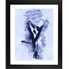 Homedecoration Cornice Misano 68 x 32 cm Cornice MDF Colore Legno Nero in Stile Moderno con Vetro Artistico Trasparente 1 mm