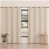 PETTI Artigiani Italiani - Tende a Pannelli per Interno con Anelli 2 Pezzi 140x280cm, Tenda Camera da Letto e Soggiorno Oscuranti Isolanti e Moderne, Fiocco Beige, 100% Made in Italy