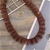 Wambere 20 Yards 2.5cm Nastro di Pizzo Increspato Ruffles Pizzo Tessuto Elastico Pizzo Trim,Vintage Pizzo Trim Decor,per DIY Cucito Artigianato Decorazioni di Nozze Scrapbooking Confezione Regalo,Marrone