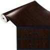 DecoMeister Pellicola Adesiva per Mobili 45x100 cm - Carta Adesiva Effetto Legno per Rivestimento Mobili Cucina e Armadio - Pellicola Decorativa Lavabile e Impermeabile - Marrone Scuro