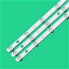 BAVALU 3Pcs Striscia di Retroilluminazione A for Sony KDL-32R433B 32R435B 32R410B KDL-32RM5B KDL-32R413B LC320DXJ SF A9 LG 32 pollici WXGA NDSOEM WA WB