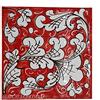 Sicilia Bedda - PIASTRELLA IN CERAMICA SICILIANA - Realizzata e Dipinta a Mano - 15 x 15 x 0.8 CM (Maiolica Bianco Rosso)