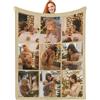 Generic Coperta Personalizzata con Foto e Scritta - Plaid Personalizzato - coperte personalizzate Festa della Mamma Idee Regalo coperta pile per Mamma, Papà blanket