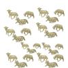 Generico Set 24 Pezzi Pecorelle Avorio in Miniatura per Presepe 4 x h. 5 cm in Resina Animali Pecore Assortite Presepio Decorazioni Natalizie Paesaggio Scenario di Natale Beige