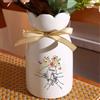 jewelora Regalo per la Mamma Nonna Regalo per la Festa della Mamma Vaso in Ceramica Personalizzato con Nomi Vaso da Fiori con Incisione per Moderno Della Casa (D)