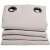 Moondream DecibelControl™ 3in1 Tenda antirumore | Isolamento acustico | Termico inverno+estate | 100% oscurante | Tecnologia brevettata | Prodotto in UE | Occhiello | Grigio MC17 | 140L x 180A cm