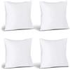 Generico Set 4 Pezzi Anima Imbottitura anallergica per Cuscini Divano Poltrona 40x40 cm