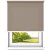 Time4Blinds Tenda a rullo sospesa, montaggio a parete o soffitto, di grandi dimensioni, fi 32, supporto in acciaio, semi-oscurante, colore Marrone, 1500x2400mm