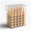 DesignPlex Porta coni porta cialde gelato in plexiglass trasparente - Misure: 32x20x H36 cm