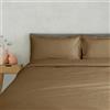 Lisola Set Copripiumino Matrimoniale, in Cotone Percalle 200TC, Made in Italy, Sacco Copripiumino 250x240 cm + 2 Federe 50x80cm, Tinta Unita, Lavabile in Lavatrice. Modello: Milano
