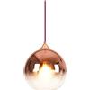 KlkrzJwy Lampada a sospensione in vetro colorato sferico Lampada a sospensione regolabile Base E27 Illuminazione a sospensione Lampadario moderno in vetro Lampada a sospensione