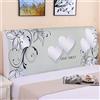 uyeoco Copri Testata Letto Matrimoniale/Singolo Copertura per Testiera per Letto Fodera Elastica Premium Protezione Copritestata Testata Cover Lavabile per Decorazione Camera (Color : H, Size : 180cm)