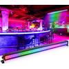 Rtktoup Barra Luminosa Wallwasher, 336 LEDs 80W RGBW Barra Luminosa da Palco dmx512 Controllo DJ Fase di Illuminazione per Discoteca al Coperto Festa Chiesa Compleanno Bar Matrimonio, 1 pezzo