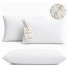Generico ZenCasa | Cuscino Fiocco di Memory, Cuscino Memory Foam, Cuscino Anallergico e Antiacaro, Cuscino Letto Matrimoniale 100% Made in Italy, Guanciale Letto Matrimoniale 70x45x15cm (2 Cuscini)
