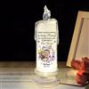 SweetJECCU In Loving Memory - Candele commemorative a LED 3D personalizzate per la perdita della persona cara, idee regalo personalizzate per lutto (stile 3)