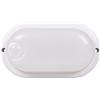 Partenopea Lampada Plafoniera da sottiffo o utilizzabile anche come applique a LED con Sensore di Movimento 9W, Luce Fredda 6500K, 820 Lumen (Rettangolare curvo)