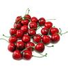 Ulalaza 26Pcs Frutti Artificiali di ciliegio Finto Modello Ciliegie realistiche Casa Casa Cucina Decorazione per Feste Scrivania Ornamento