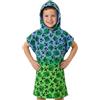 Minecraft Asciugamani Bagno con Cappuccio Asciugamano Doccia Ragazzi Creeper Accappatoio Poncho Bambino Telo Mare Bambini Idee Regalo (Multicolori, 10-13 Anni)
