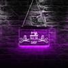ELD 30cm * 19cm Moda Sartoria Macchina da Cucire Rettangolo Acrilico LED Insegna al Neon Bordo Cucito Luce Notturna Display Segno Regalo per sarta Festa della Mamma Regalo Segni Luminosi