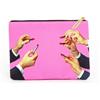 SELETTI ASTUCCIO LIPSTICK, TOILETPAPER ROSA, L: L 21 x l 15,5 cm