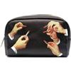 SELETTI BEAUTY CASE LIPSTICK, TOILETPAPER NERO, M: 23 x 8 cm, h 13 cm