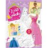 Disney Libri Cenerentola, Belle e Tiana. Principesse Disney. Vesti la moda. Con adesivi. Ediz. a colori