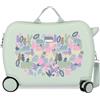 Movom Forest Valigia per Bambini Verde 50x38x20 cm Rigido 1.8 kgs Chiusura a Combinazione Laterale ABS 1.8 kgs 34L Bagaglio a Mano