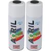 AREXONS | Acrilcolor, Smalto Spray Nero RAL 9005 400, ml Vernice Spray Tutte le Superfici, Smalto Acrilico Fai da Te Alta Copertura, Spray Resine Acriliche (Confezione da 2)